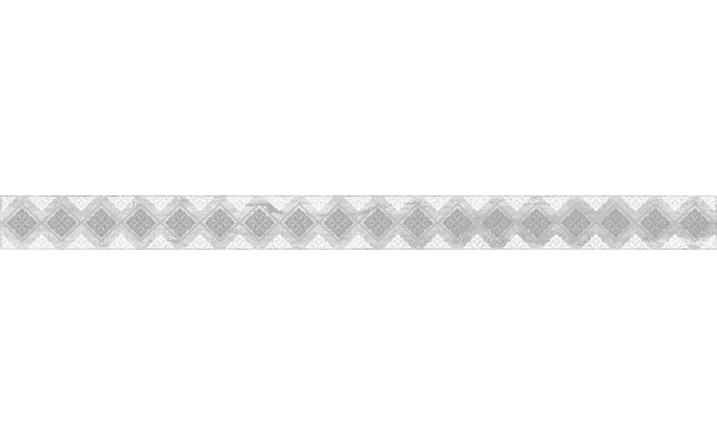 Бордюр Glossy Серый 4,8X60