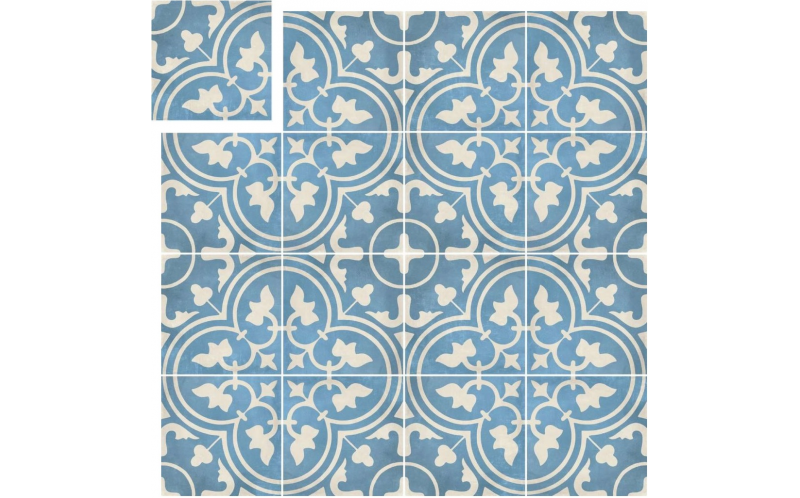 Керамогранит Venti Boost Blue Carpet 2 (A3OS) 20x20