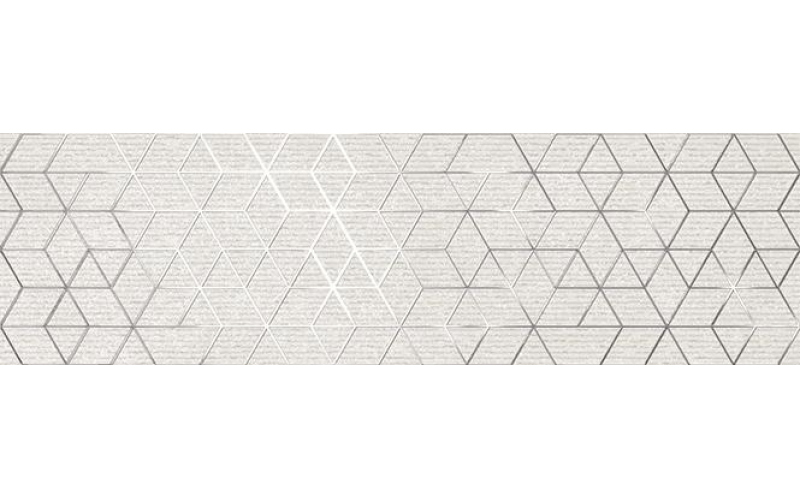 Декор Reverse White 29x100