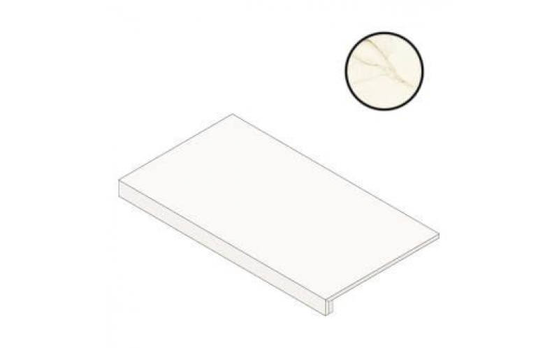 Ступень Marvel Shine Calacatta Imperiale Scalino Silk (A546) 33x60