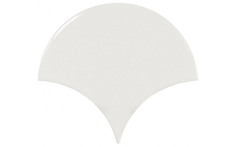 Плитка Scale Fan White 10,6x12
