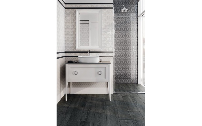 Бордюр Кастильони LSA018 Черный Структура 3,4x40