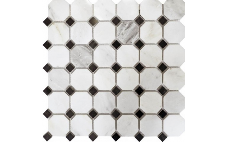 Мозаика из натурального камня Qs-091-48P/10 (чип 48X48X10 мм) 30,5x30,5