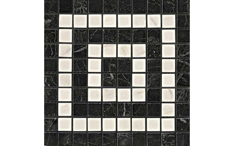 Декор Marvel Pro Noir/cremo Angolo Mosaico (ADRI) 18,5x18,5