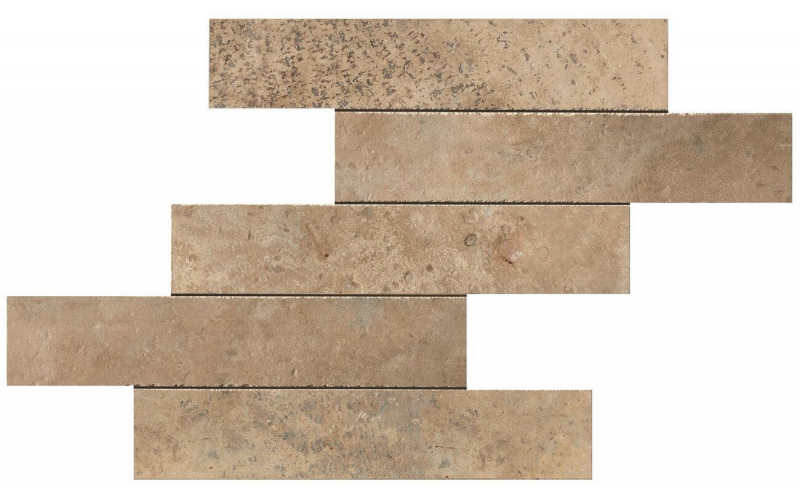 Мозаика Aix Beige Brick Tumbled (A0UF) 37x37
