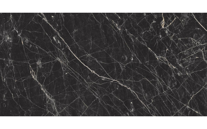 Керамогранит Black Arkadia Черный Полированный 60X120