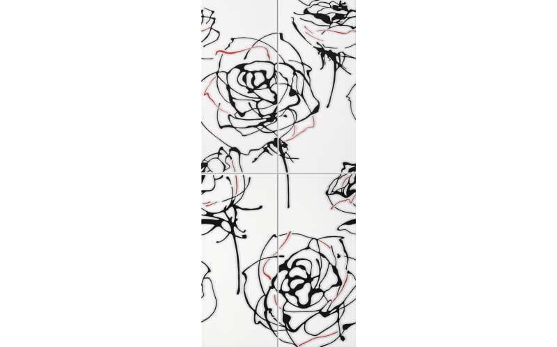 Comp.Day Roses Decorado (Comp.4Pcs) 50*112 Dn01Da