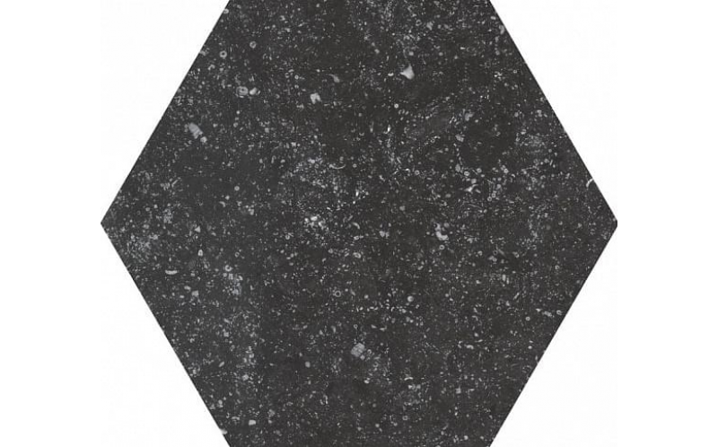 Керамогранит Coralstone Hexagon Black 23577 25,4X29,2