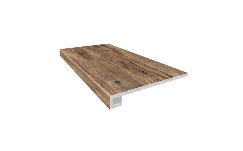 Ступень комплект Brigantina Oak BG01 33x120 неполированная без насечек+Подступенок 14.5x120