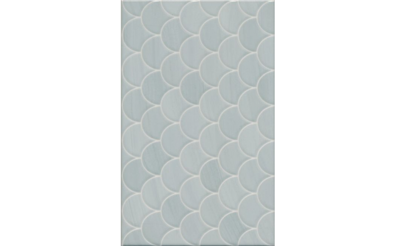 Настенная плитка Сияние 6376 Голубой Структура 25x40