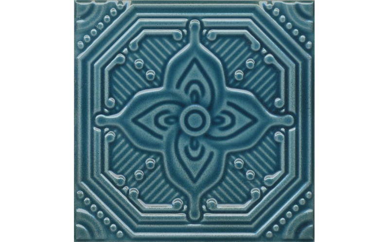 Декор Салинас SSA002 Синий 15x15
