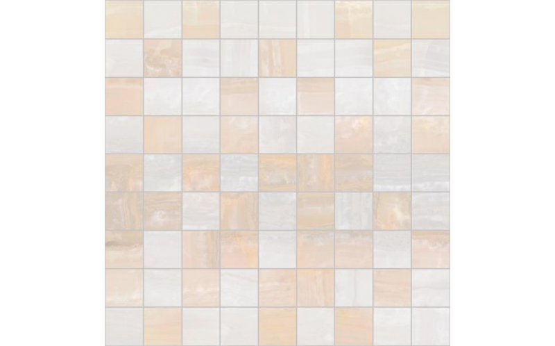Мозаика Diadema Ddm-1 Бежевый+Белый 30X30