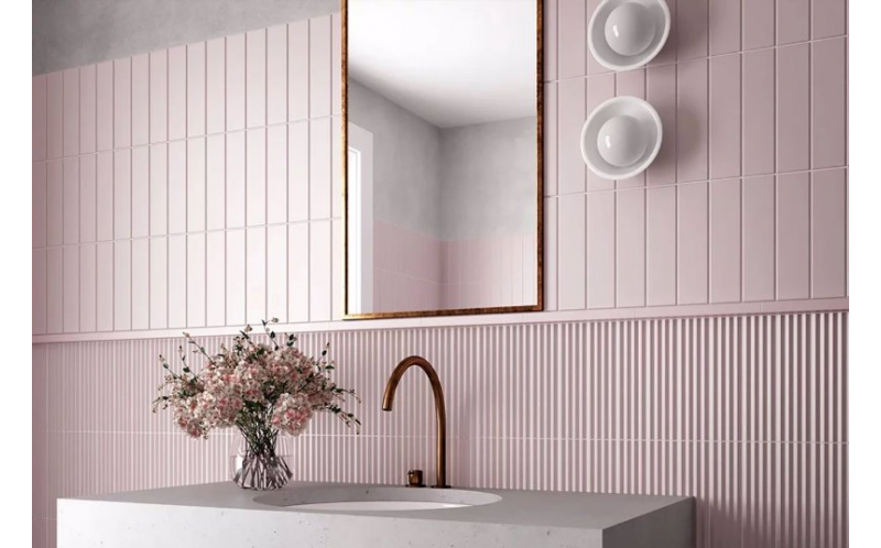 Плитка 28493 Costa Nova Onda Pink Stony Glossy 5x20