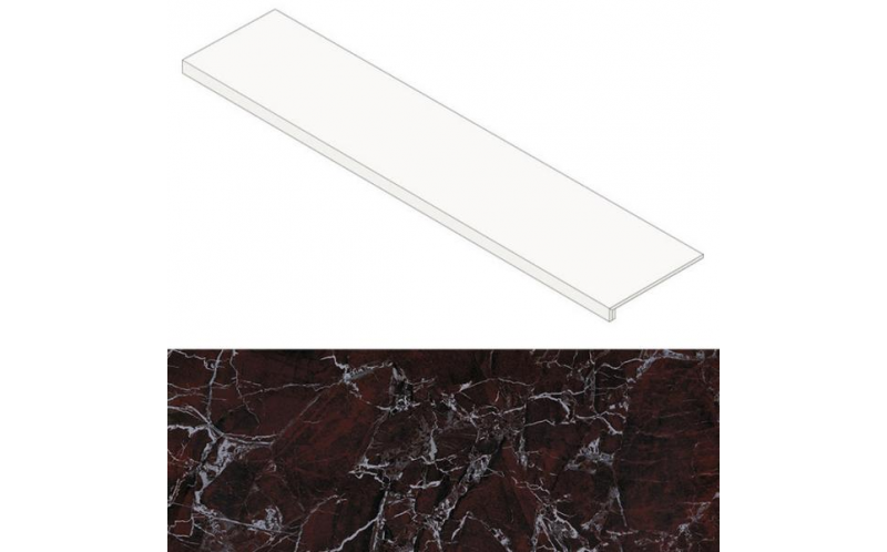 Ступень Marvel Edge Red Luxury Scalino Lappato 1 (AFCV) 33x150
