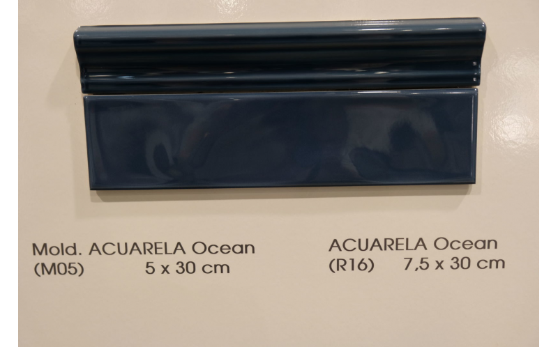 Бордюр Acuarela Mold Ocean 5x30