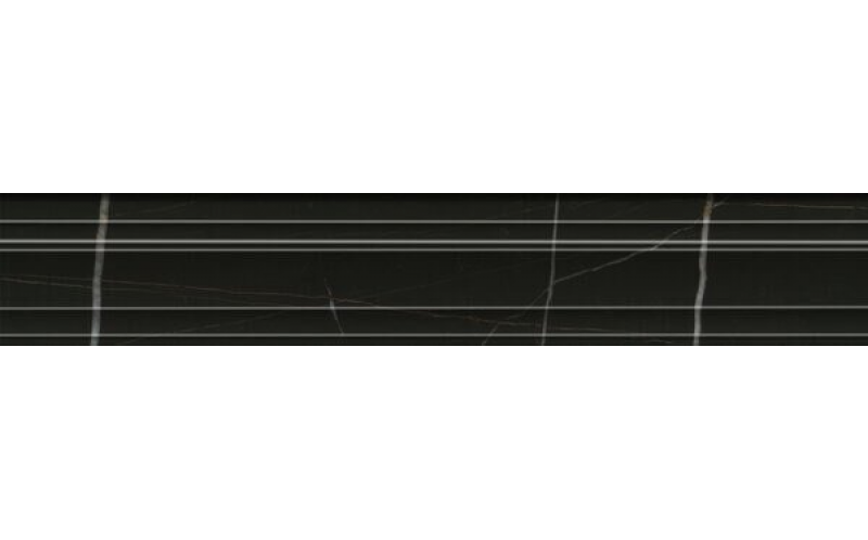 Бордюр Греппи BLF002R Черный Багет 7,3x40