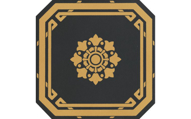 Керамогранит Ottagono Black Leeds Oeodb2 20X20