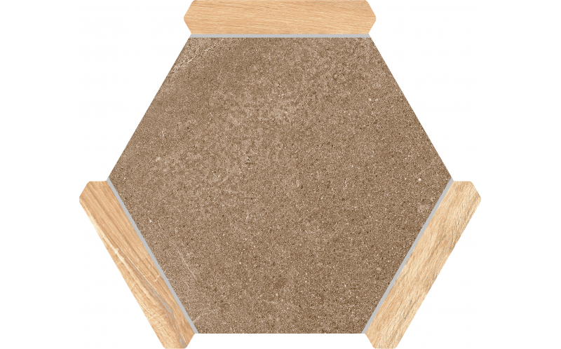 Керамогранит Monopole Sacramento Marron Pino 22X25 (71241)