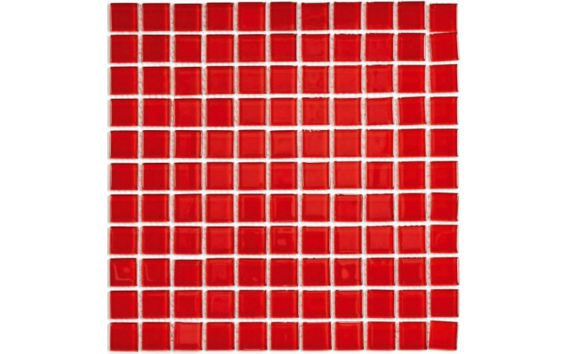 Мозаика Red Glass (Чип 25X25X4 Мм) 30X30