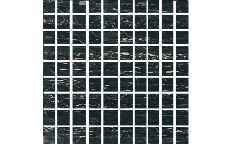Мозаика I Classici Di Rex Portoro Mosaico 3D 3X3 Glossy 750916 30X30