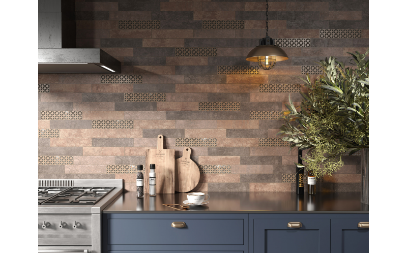 Настенная плитка Марракеш 26324 Серый Светлый Матовый 6x28,5