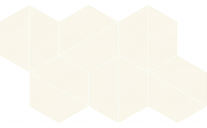 Мозаика Мальпенса Уайт Трапециум / White Trapezium Malpensa (620110000127) 18X31,4