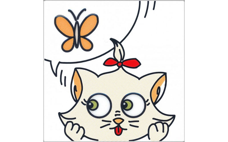 Декор Кошки-Мышки NT\A131\5009 Бабочка 20x20