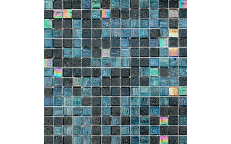 берюзово синий микс