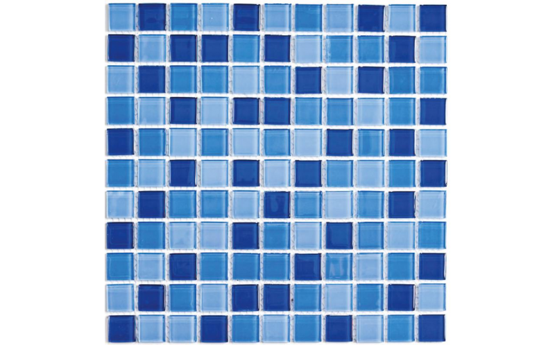 Мозаика Blue Wave-1 (Чип 25X25X4 Мм) 30X30