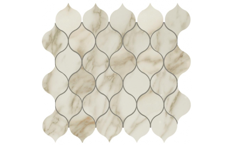Мозаика Marvel Edge Royal Calacatta Drop Mosaic (9EDC) 27,2x29,7