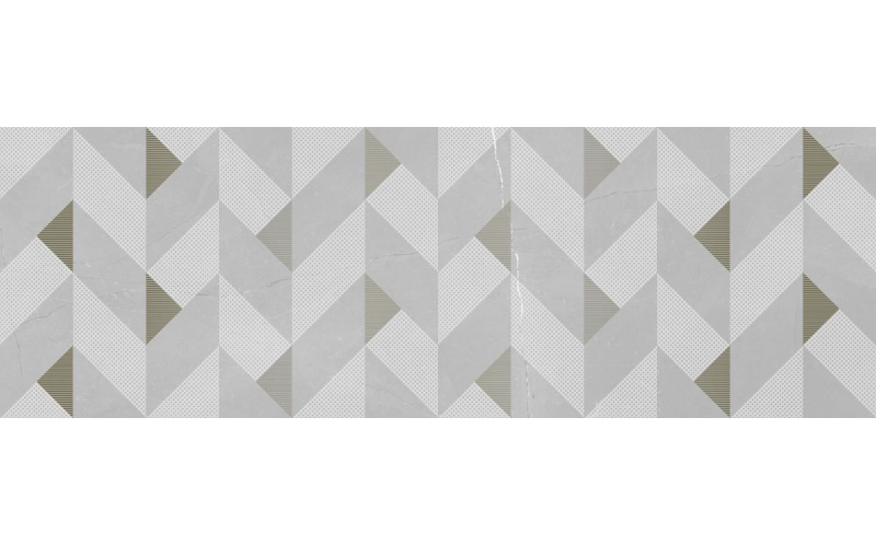 Декор Lima Светло-Серый 25X75
