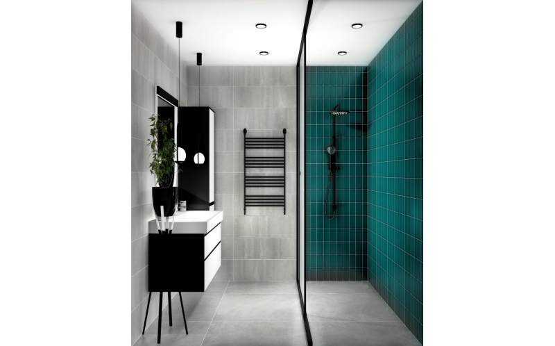 Настенная плитка Клемансо 16059 Зеленый Темный Грань 7,4x15