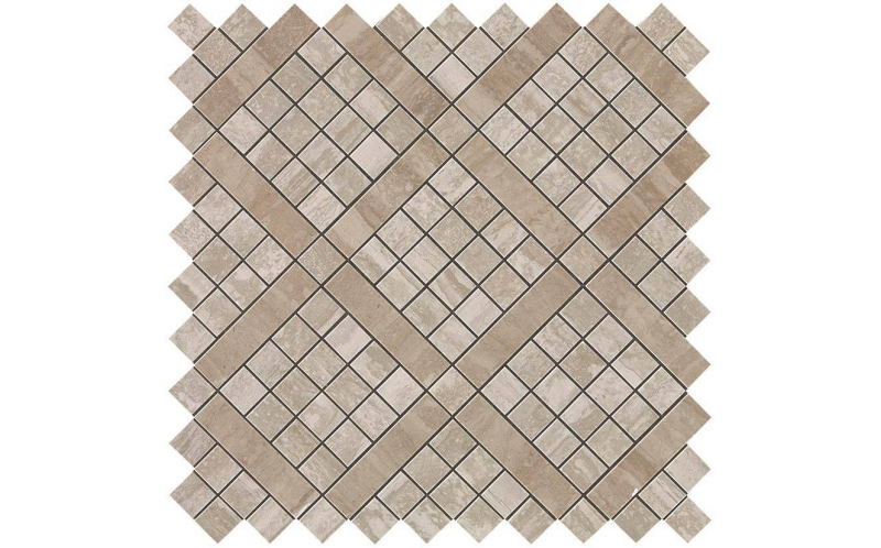 Мозаика Marvel Pro Travertino Silver Diagonal Mosaic (9MVB) 30,5x30,5