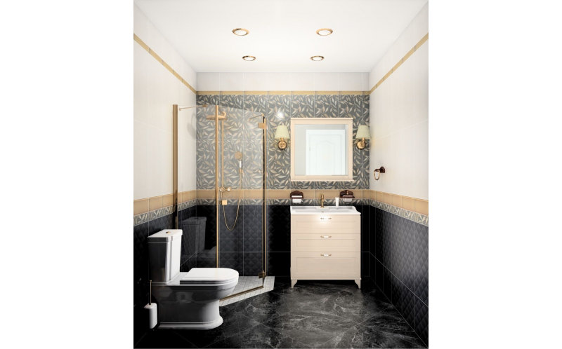 Настенная плитка Марсо 11123R Серый Структура Обрезной 30x60