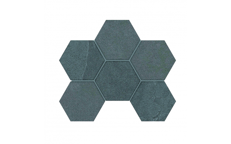 Мозаика Luna Anthracite LN03/TE03 Hexagon неполированный 25x28.5