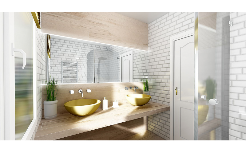 Настенная плитка Граньяно 16032 Белый Грань 7,4x15