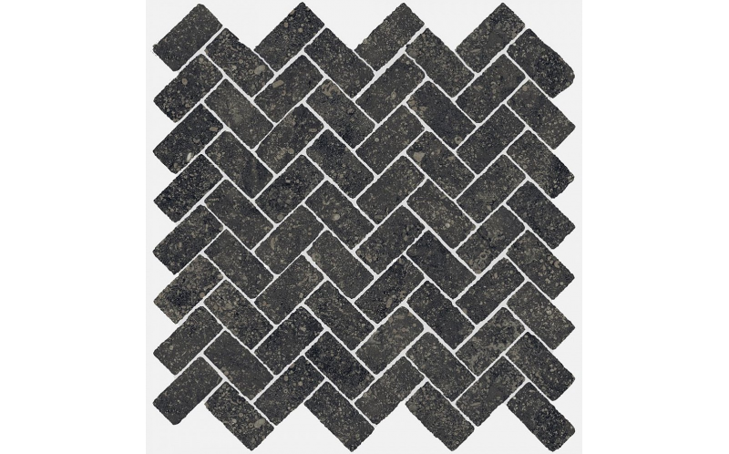 Мозаика Рум Стоун Блэк Кросс / Room Black Stone Pat Ret Mosaico Cross (620110000099) 29,7X31,5