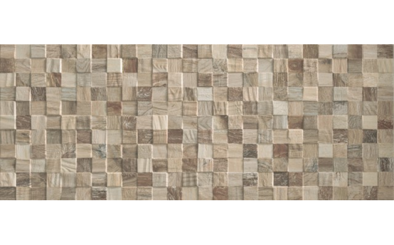 Настенная Плитка Mosaico Lithos Taupe 3D 99946 32X80,5