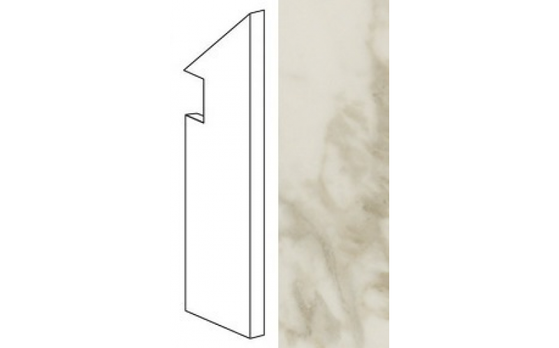 Плинтус Marvel Edge Royal Calacatta Battiscopa Sag.dx (AFBX) 7,2x30