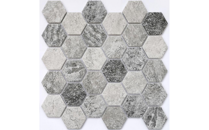 Мозаика Olmeto Grey (Чип 51X59X6 Мм) 27,1X28,2