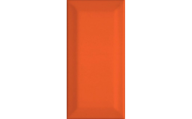 Настенная плитка Клемансо 16075 Оранжевый Грань 7,4x15