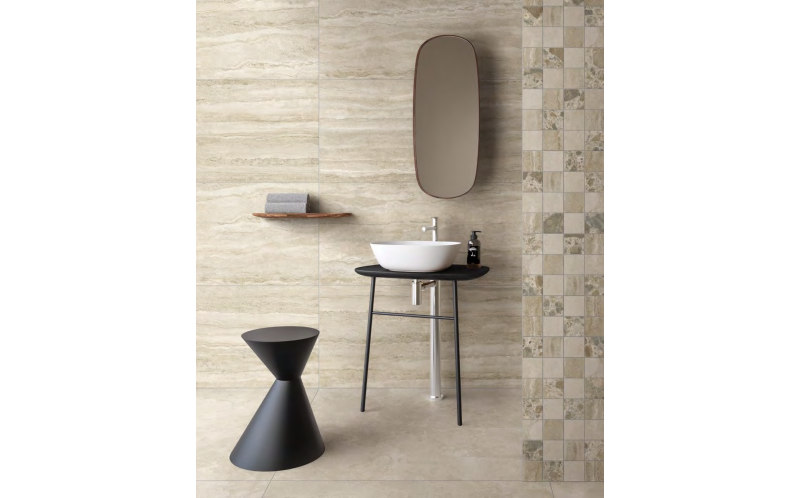 Керамогранит CityStone Травертин Линейный Матовый 7Рек R10A (K951847R) 120x60