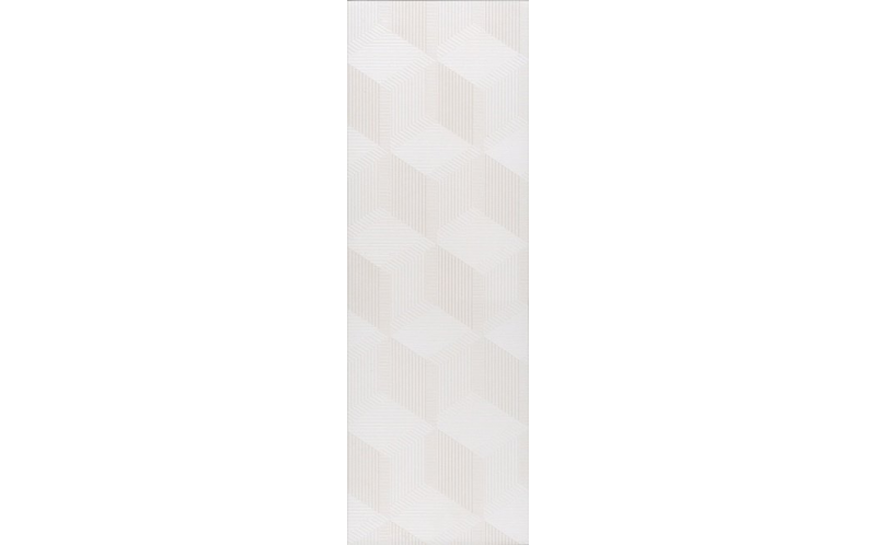 Настенная плитка Морандо 12146R Белый Обрезной 25x75