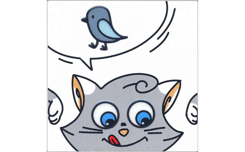 Декор Кошки-Мышки NT\A134\5009 Птичка 20x20