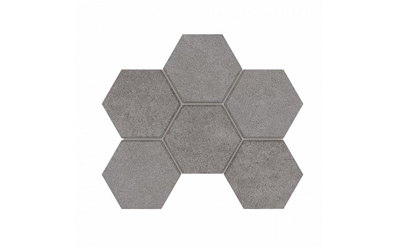 Мозаика Luna Grey LN02/TE02 Hexagon неполированный 25x28.5