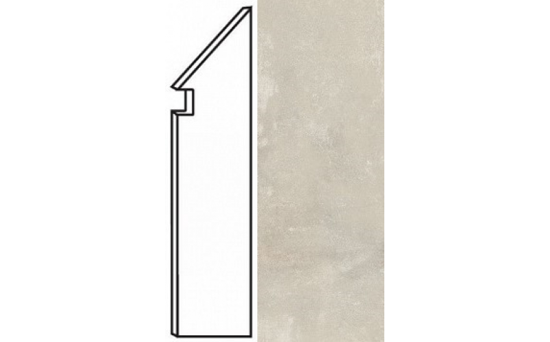 Плинтус Boost White Battiscopa Sag. Dx (AMIZ) 7,2x30
