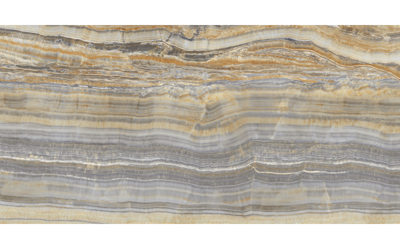 Керамогранит Ultra Onici Grey Onyx Vein Cut Lucidato Shiny (UO6L300557) 150x300