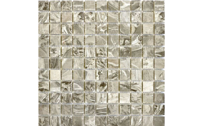 Мозаика из натурального камня Qs-023-25P/10 (чип 25X25X10 мм) 30,5x30,5