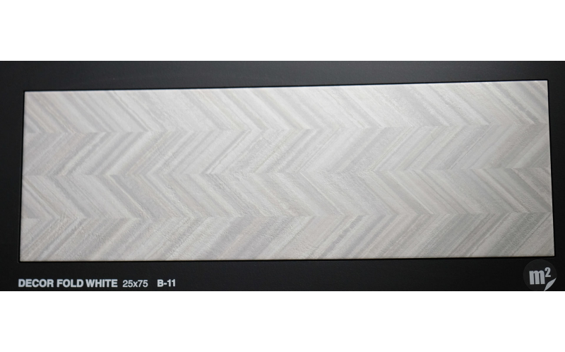 Декор Cromat One Dec Fold White 25x75