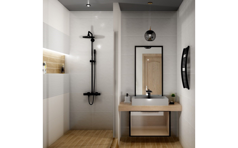 Керамогранит Селект Вуд SG350500R Бежевый Темный Обрезной Обрезной 9,6x60